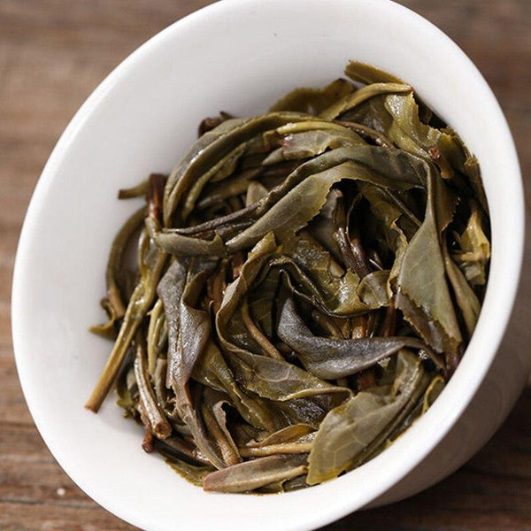 HelloYoungTea Sheng Pu-erh Tea, Yunnan 2021 Loose Leaf Tea - Premium Chinese Tea, Big Tree Tea Zone, Menghai Raw Loose Pu-erh Tea, 750g