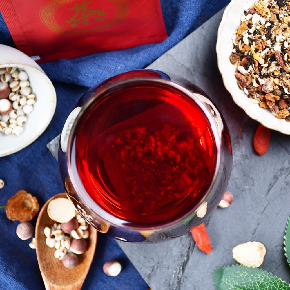 HelloYoungTea 5g*20 Bags Organic Ginseng Goji Berry Tea Herbal Blend Immune Support