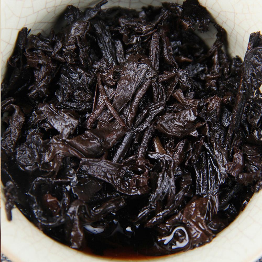 HelloYoungTea Yunnan Puer Ripe Tea Brick Ancient Tree Fermented Healthy Drink