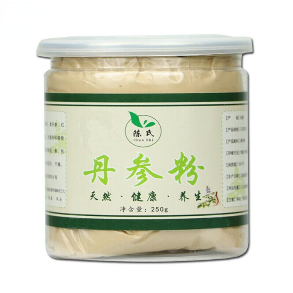 HelloYoungTea Red Sage Root Powder 250g/500g Dan Shen Salvia Miltiorrhiza Herbal Tea Supplement