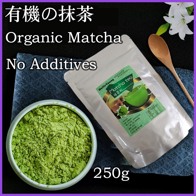 HelloYoung 100% Organic Matcha Green Tea Powder - Premium Japanese Matcha weight loss - Best for Delicious Matcha Latte, Yummy Smoothie, Flavorful Desserts & Baking - No Sugar Added