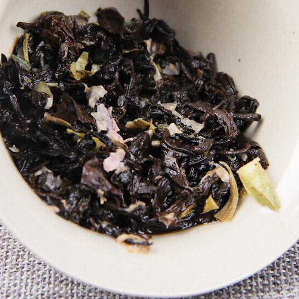 HelloYoungTea Yunnan Puer Tuo Red Rose Flower Flavor Mini Ripe Tuocha Pu'er Pu Erh Tea 500g