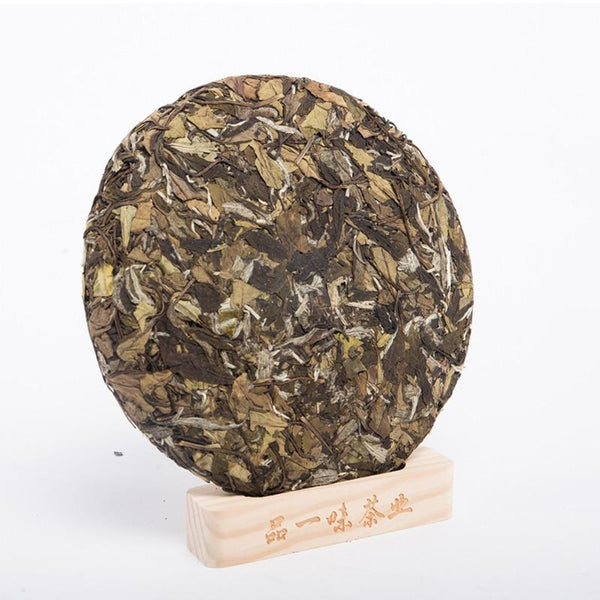 HelloYoungTea 2017 Fuding White Peony Bai Cha, High Mountain Refreshing Tea Cake, 300g