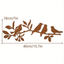 CIFbuy™ Exquisite Iron Metal Bird Wall Art - Stunning Tree Branch Design Wall Sculpture for Home Decoration, Handcrafted Wrought Iron Bird Decor with Elegant Details, Collectible Figurines.