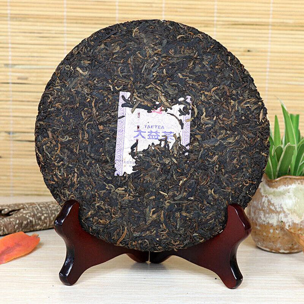HelloYoungTea 2017 TAETEA Menghai Dayi Wei Zui Yan Classic Ripe Pu'er Tea Puerh Tea Cake 357g