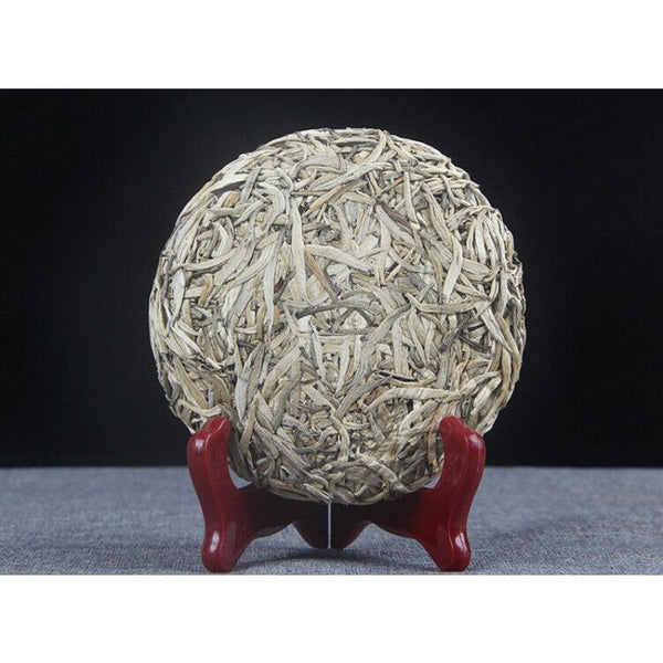 HelloYoungTea 200g White Tea Cake Silver Needle Yunnan White Tea Ancient Tree Pu'er Tea Cake