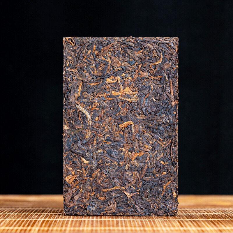 HelloYoungTea 250g Menghai Banzhang Yunnan Pu'er Tea Aged Brick Ripe Cake Old Brick Tea