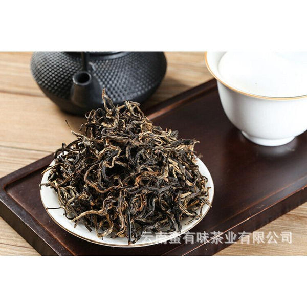 HelloYoungTea 500g Yunnan Black Tea Jingmai Mountain Head Spring Black Tea Yunnan Dian Hong