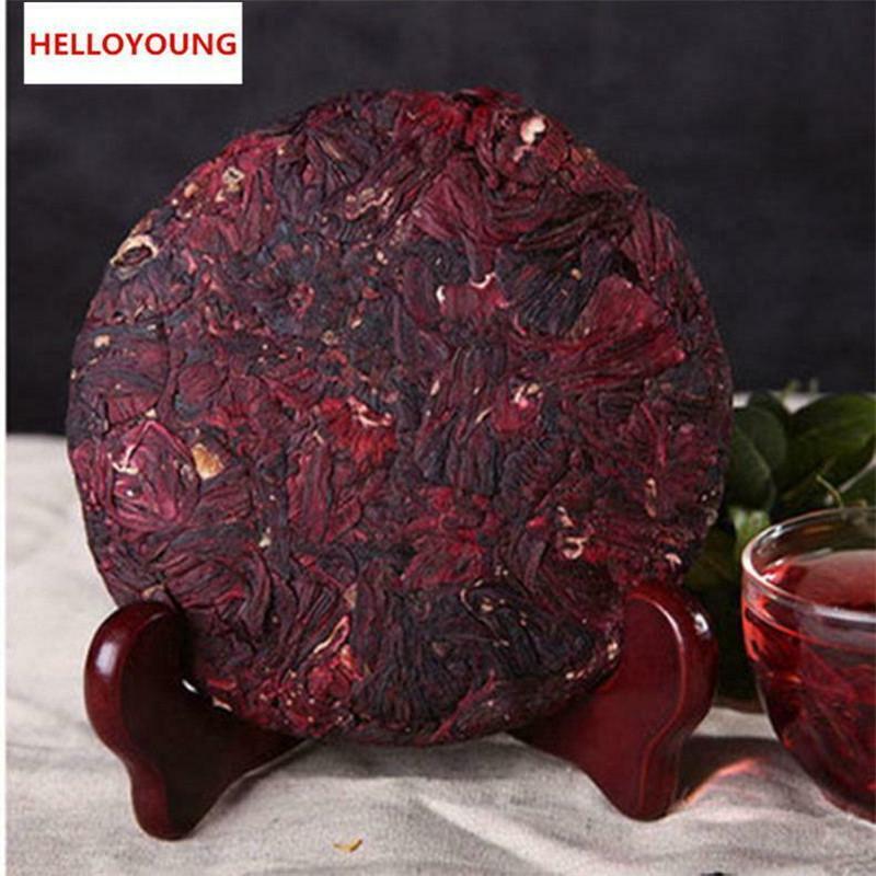 HelloYoungTea 200gOrganic Roselle Tea Food Flower Tea Aroma Taste Slimming Skin Care Green Tea