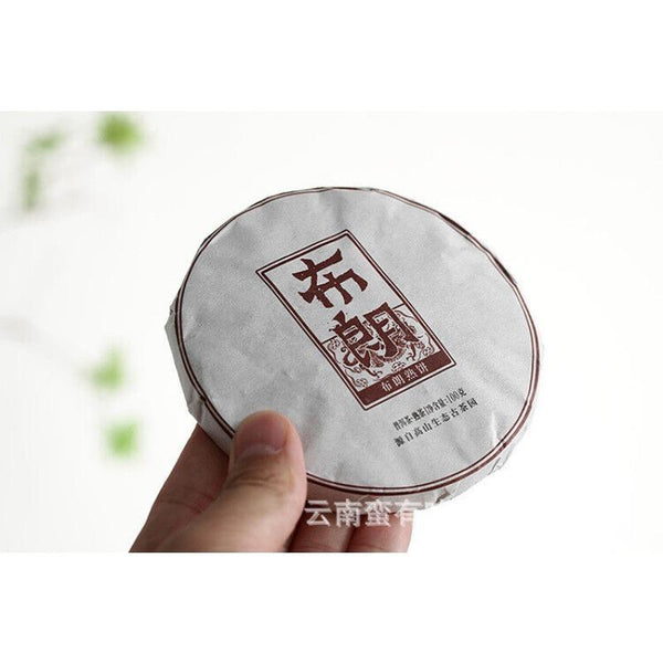 Yunnan Pu'er Tea 2021 Big Tree Old Tree Tea 100g Brown Ripe Cake (Chong)