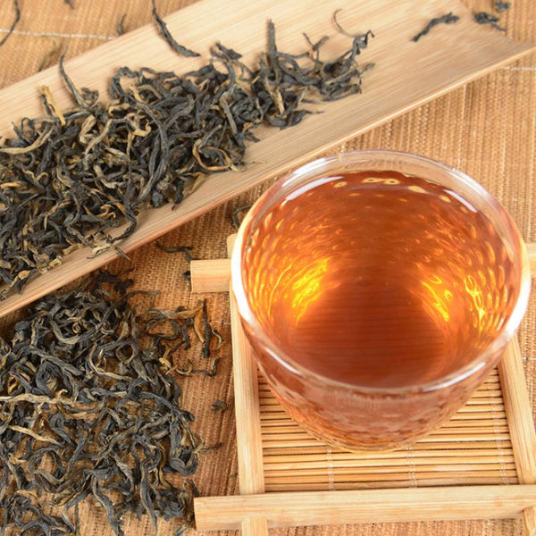 HelloYoungTea 500g Yunnan Fengqing Dian Hong Mao Feng Ancient Tree Dian Hong KungFu Black Tea