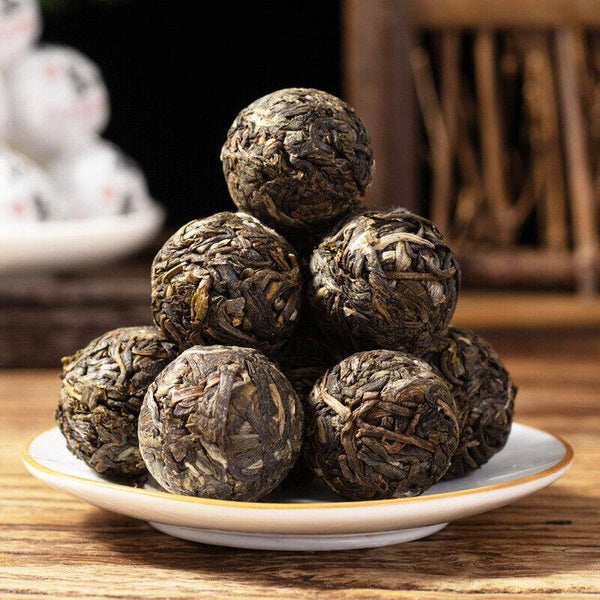 HelloYoungTea Yunnan Pu'er Raw Tea Dragon Pearl Tea Lincang Iceland 500g Raw/ripe Pu'er Tea