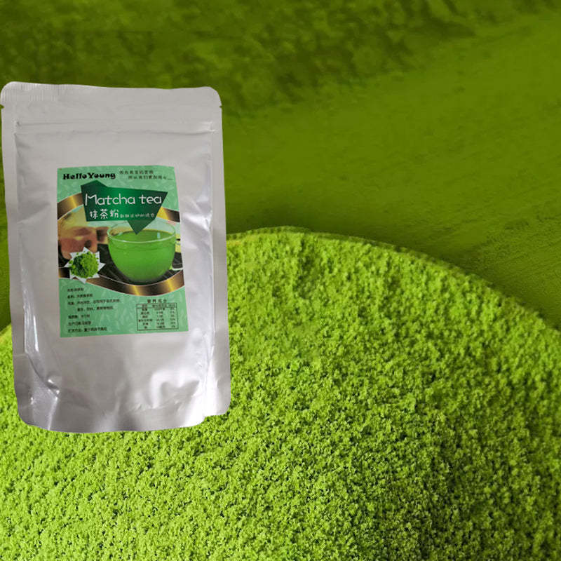 HelloYoung Top Matcha Green Tea Powder Unsweetened 100% Natural green tea macha powder