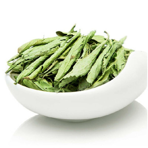 HelloYoungTea Organic Chinese Green Tea Loose Leaf Natural Stevia Sweet Herbal Drink