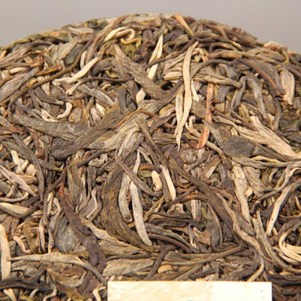 HelloYoungTea 2015 Old Banzhang Raw Pu'er Tea from Old Tree Pure Material Handmade Raw Pu'er 357g