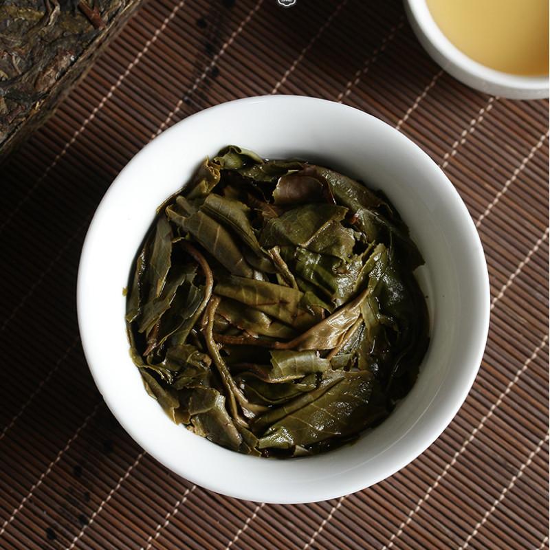 500g Premium Puerh Raw Tea Brick Golden Leaf Yunnan Pu-erh Tea Chinese Pu'er Tea 500克优质普洱生茶砖 金叶 云南普洱茶 中国普洱茶
