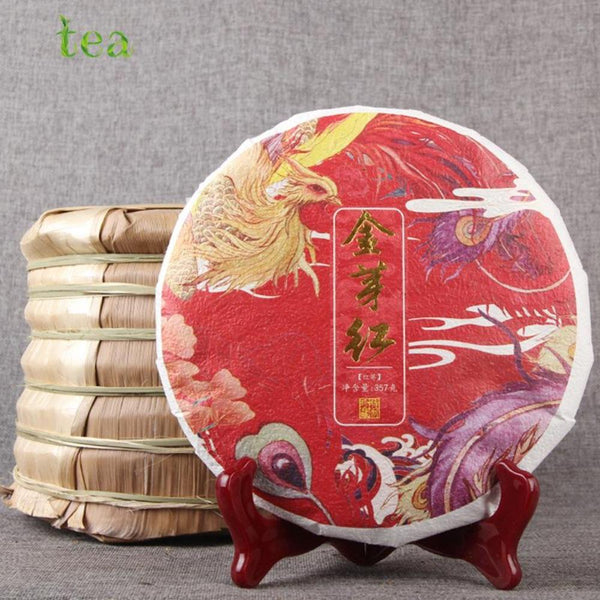 HelloYoungTea Dianhong Big Gold Ya Black Tea Honey Aroma Ancient Tree Fengqing Strong Flavor Cake