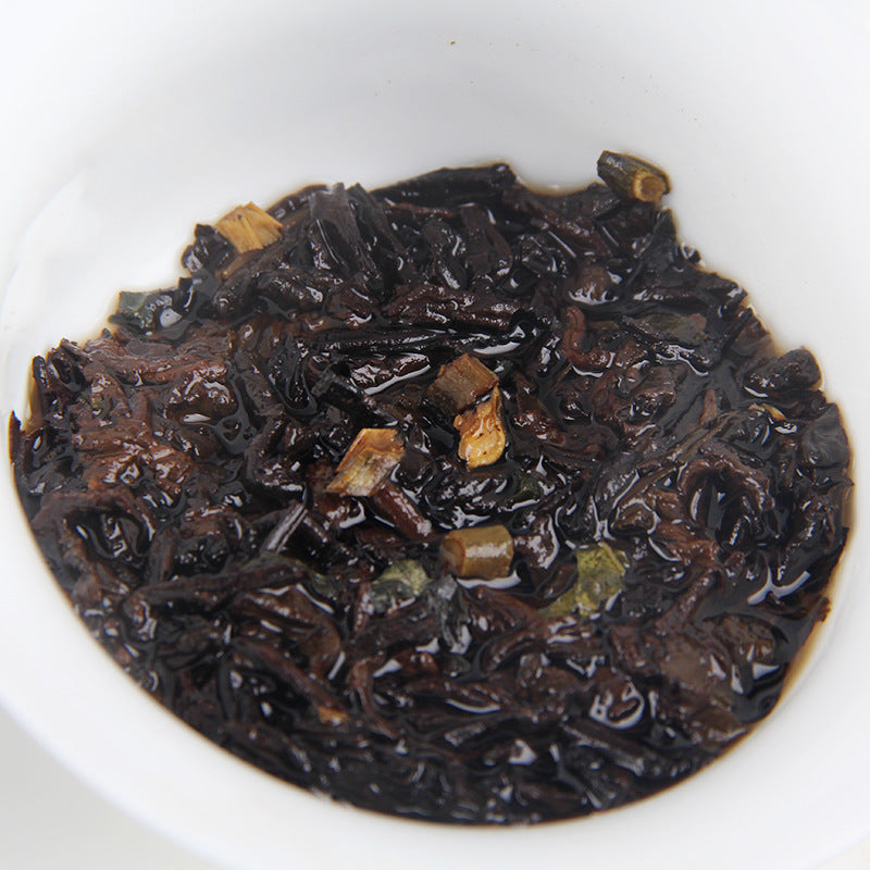 HelloYoung Glutinous Rice Fragrant Puer Tea Ancient Tree Nuo Mi Xiang Ripe Puer Tea 357g