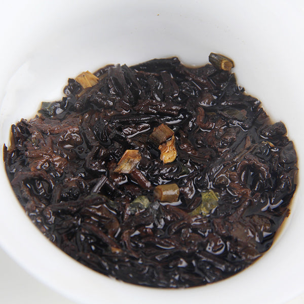 HelloYoung Glutinous Rice Fragrant Puer Tea Ancient Tree Nuo Mi Xiang Ripe Puer Tea 357g