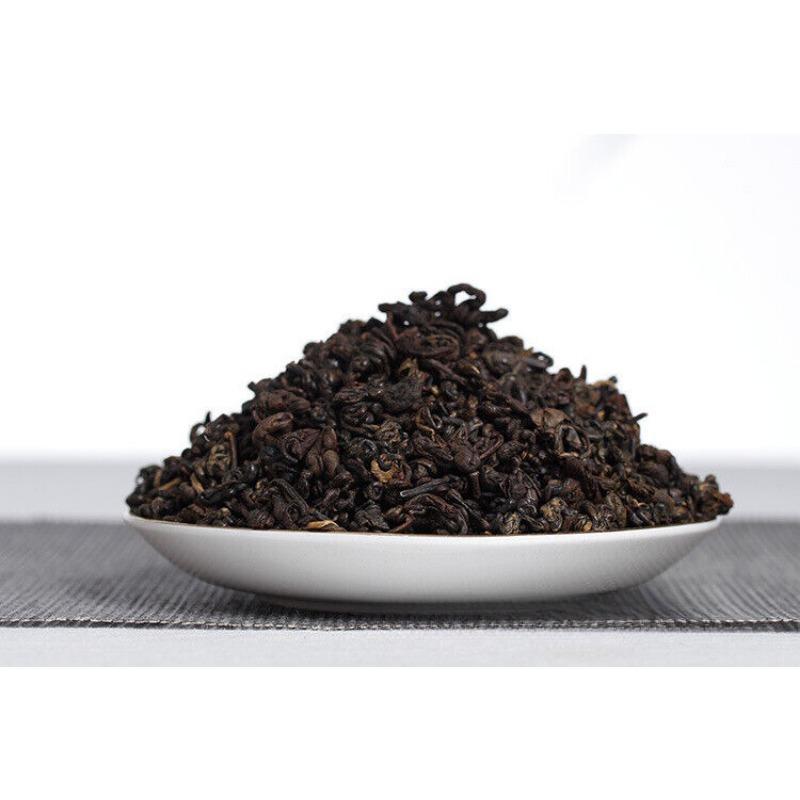 HelloYoungTea 500g Black Tea Yunnan Fengqing Dian Hong Kung Fu Black Tea Two Leaves Red Conch