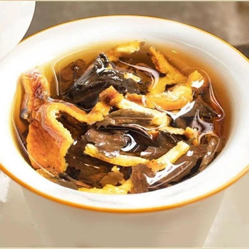 250g White Tea Stuffed Tangerine Orange Fuding Chenpi Bai Cha Aged Shou Mei new 250克 福鼎陈皮白茶（柑橘填装）陈年寿眉 新品