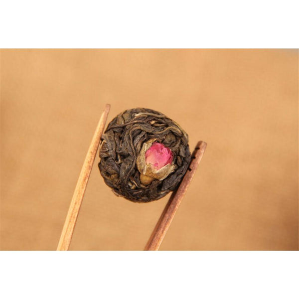 HelloYoungTea Puer Ancient Tree Handmade Rose Flower Tea 500g Green Food Grade