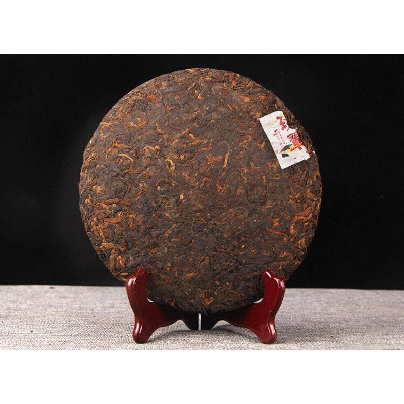 HelloYoungTea Puerh Tea Yunnan Menghai Pu'er Ripe Tea Cake Banzhang Ripe Tea
