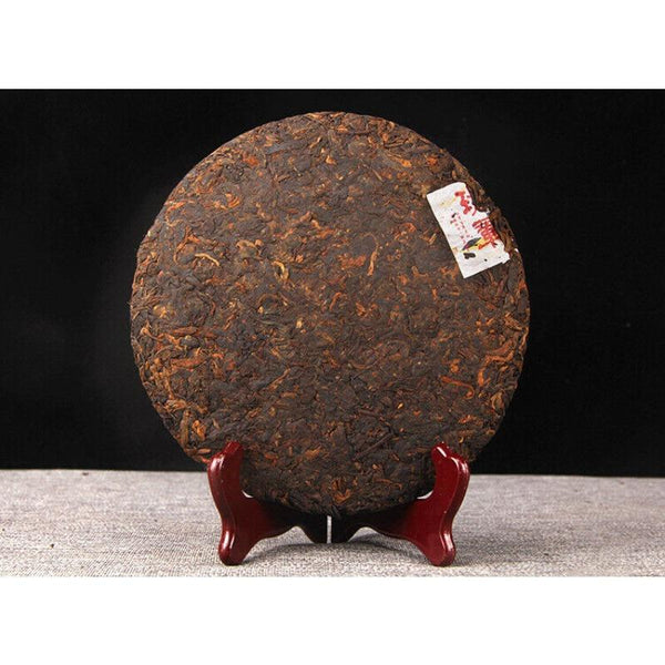 HelloYoungTea Puerh Tea Yunnan Menghai Pu'er Ripe Tea Cake Banzhang Ripe Tea