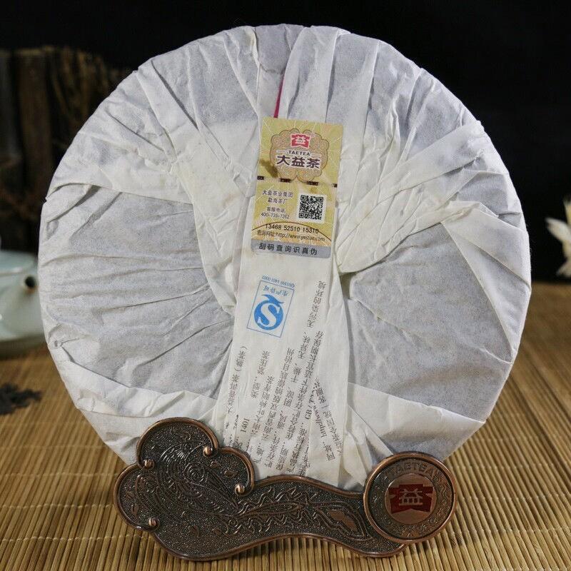 HelloYoungTea Dayi 100% Authentic 2014 TAETEA Pu'er 7592 Shu Puerh Cake Ripe Puer Tea 357g