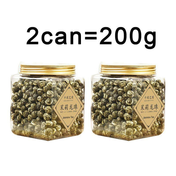 HelloYoungTea Jasmine Pearl Tea - Jasmine Dragon Pearls Green Tea with Delightful Aroma 125g/200g/400g