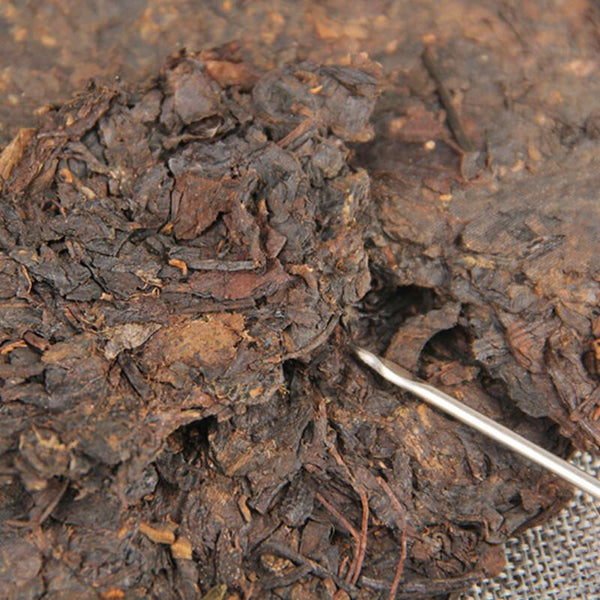 HelloYoungTea Yunnan Pu-Erh Ripe Tea 357g Menghai Aged Healthy Slimming Drink