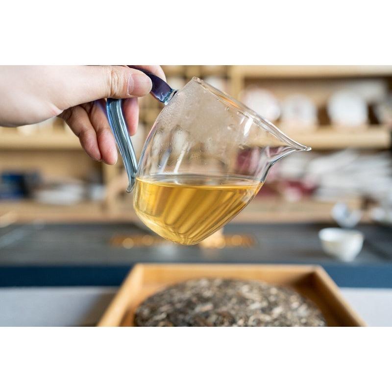 HelloYoungTea 357g Yiwu Zhengshan Pu'er Raw Tea Cake Yunnan Ancient Pu'er Seven Seed Cake Tea