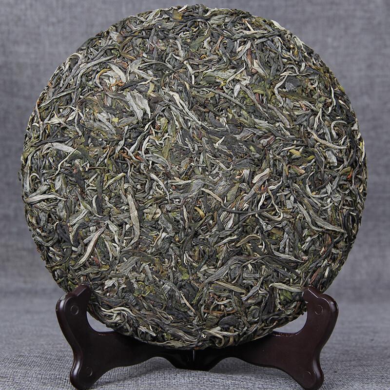 HelloYoungTea Ancient Tree Yunnan Puerh Green Tea Cake 357g Gift