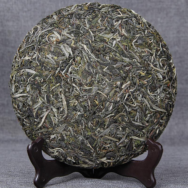 HelloYoungTea Ancient Tree Yunnan Puerh Green Tea Cake 357g Gift