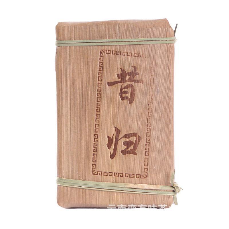 HelloYoungTea 250g Xigui Gold Leaf Raw Brick Old Tree Raw Puerh Tea Brick Yunnan Puerh Tea