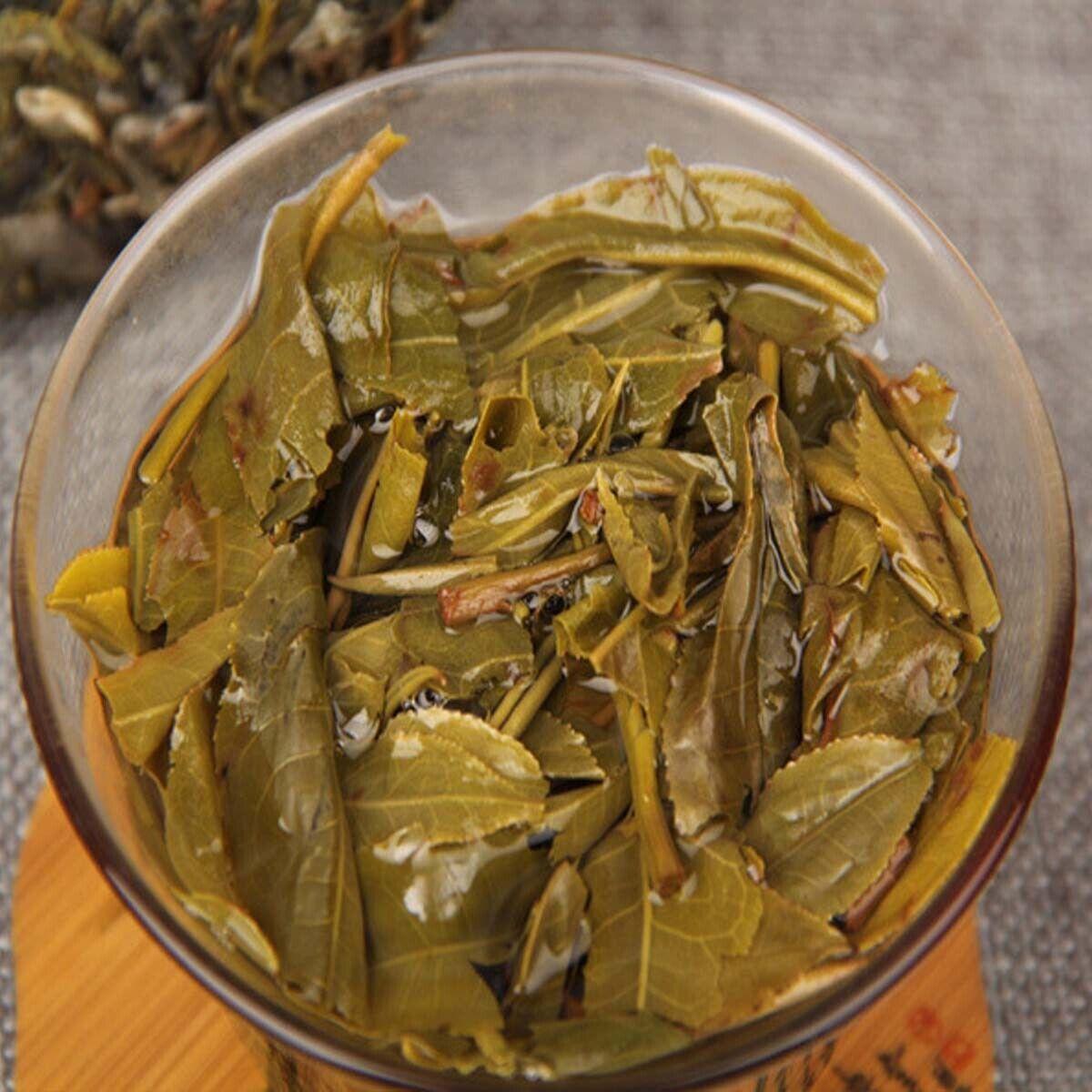 HelloYoungTea Old Ancient Tree Mingqianchun Handmade Tea Health Drink Sheng Cha Cha Puerh Tea