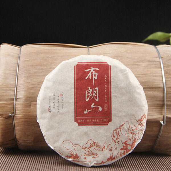 HelloYoungTea 100g Aged Yunnan Organic Ripe Pu-erh Tea Cake