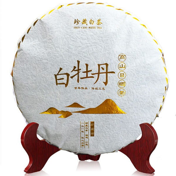 Peony King Chinese White Tea Bai Cha Cake Fuding White Peony White Tea 300g