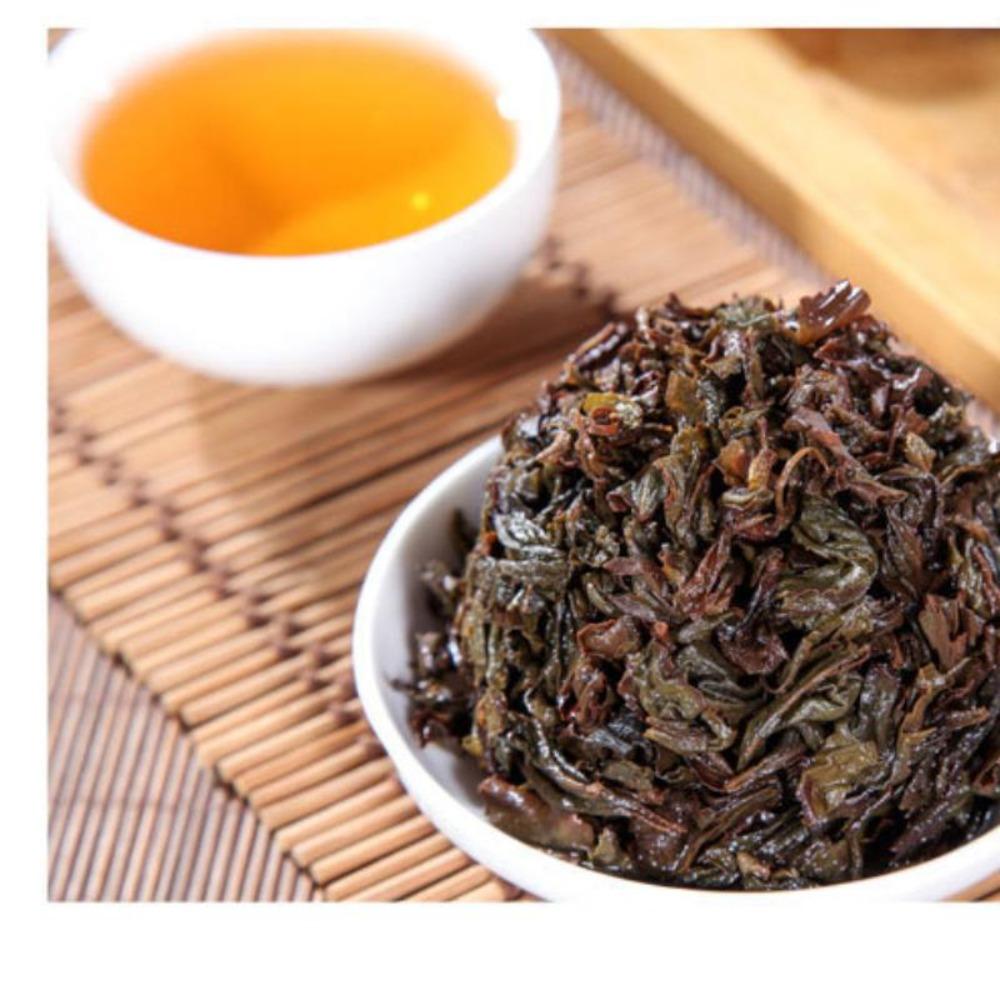 HelloYoungTea Da Hong Pao Rock Tea Strong Aroma Oolong Cinnamon PVC Box Office Tea