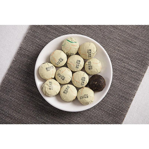 500g Yunnan Pu'er Tea Golden Classic Glutinous Small Tuo Tea Mini Ripe Tea