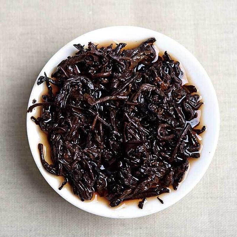 Chinese Tea Pu'er Tea 2021 Good Luck Puer Tea Ripe Cooked Tea Cake 357g COFCO