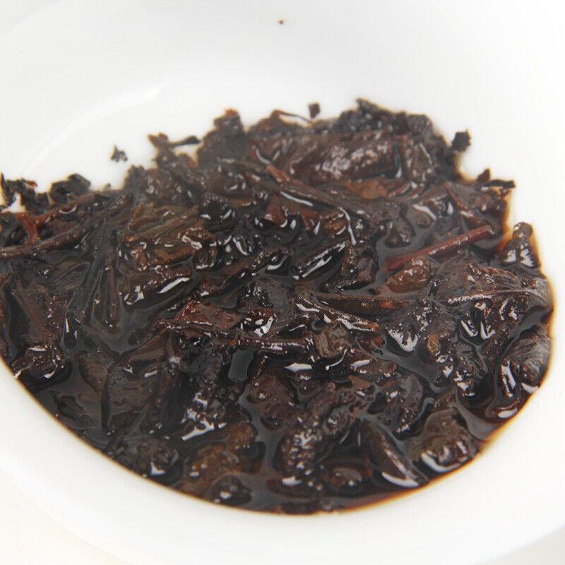 HelloYoungTea Puerh Tea Yunnan Menghai Pu'er Ripe Tea Cake Banzhang Ripe Tea