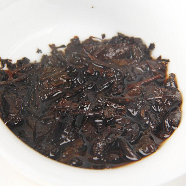 HelloYoungTea Puerh Tea Yunnan Menghai Pu'er Ripe Tea Cake Banzhang Ripe Tea