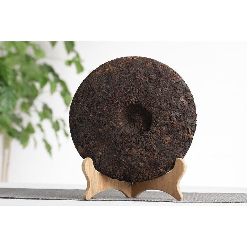357g Yunnan Puerh Ripe Tea Dry Storage Ripe Tea Menghai Flavor Seven Seed Cake