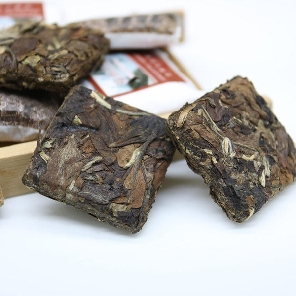 HelloYoungTea Fuding White Tea 2016 Shou Mei Cake Aged Loose Press 500g