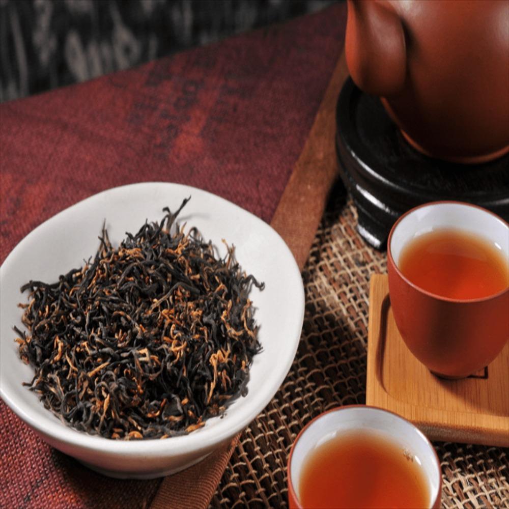 HelloYoungTea Organic Puer Tea Loose Leaf Ripe Black Tea 120g Box
