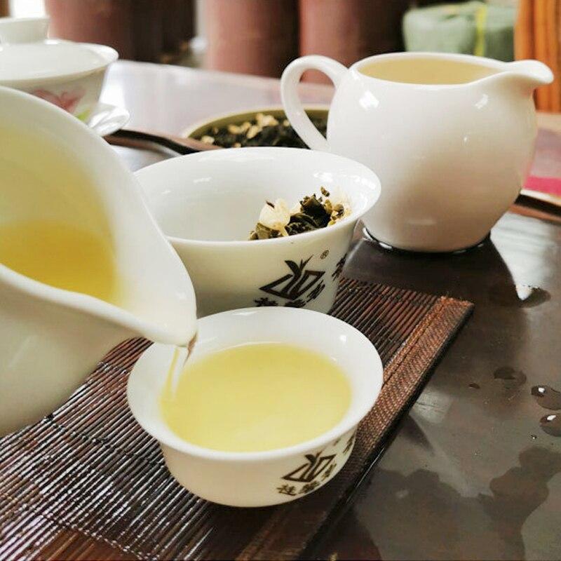 HelloYoungTea 2023 Heng Xian Jasmine Flower Green Tea, Refreshing Leaf Green Tea, 100g/300g/500g