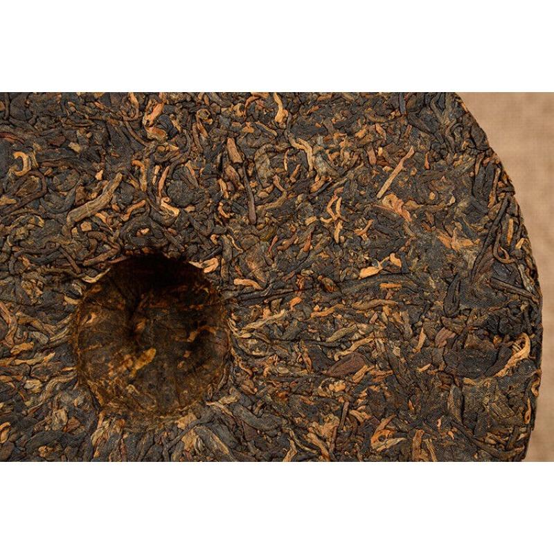 357g Yunnan Pu'er Ripe Tea Jingmai Mountain Seven Cakes Ripe Tea Pu'er Tea