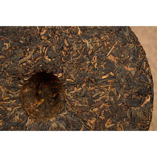 357g Yunnan Pu'er Ripe Tea Jingmai Mountain Seven Cakes Ripe Tea Pu'er Tea