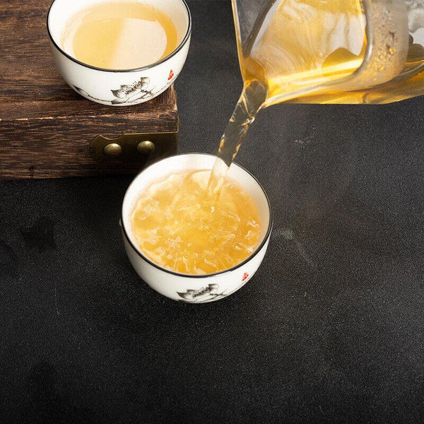 HelloYoungTea 357g Yunnan Puerh Tea Ripe Tea Bulang Mountain Big Tree Tea